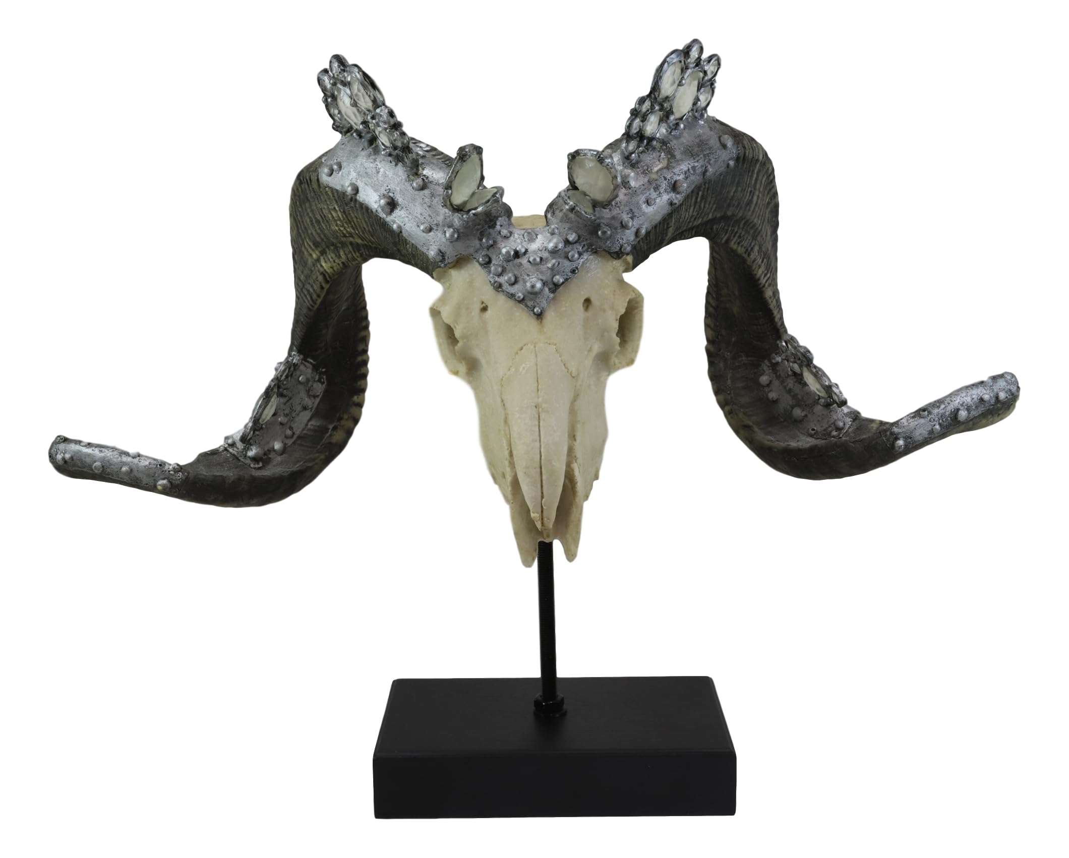 Amazon.com: Ebros Gift Realistic Ornate Crystal Gems Silver Bolted